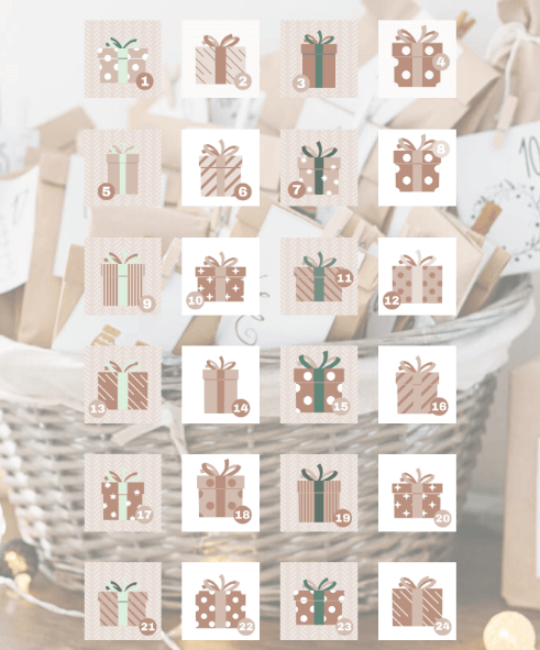 Adventkalender Landingpage mit 24 Türchen (1)